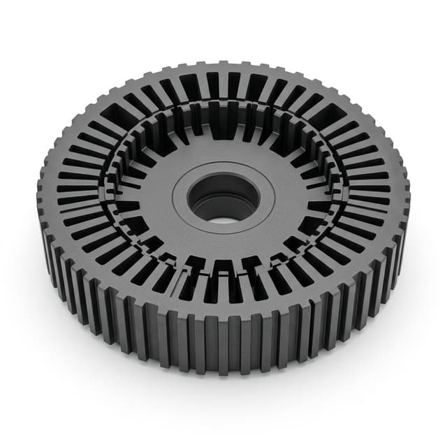 Segmented axial flux stator component reference
